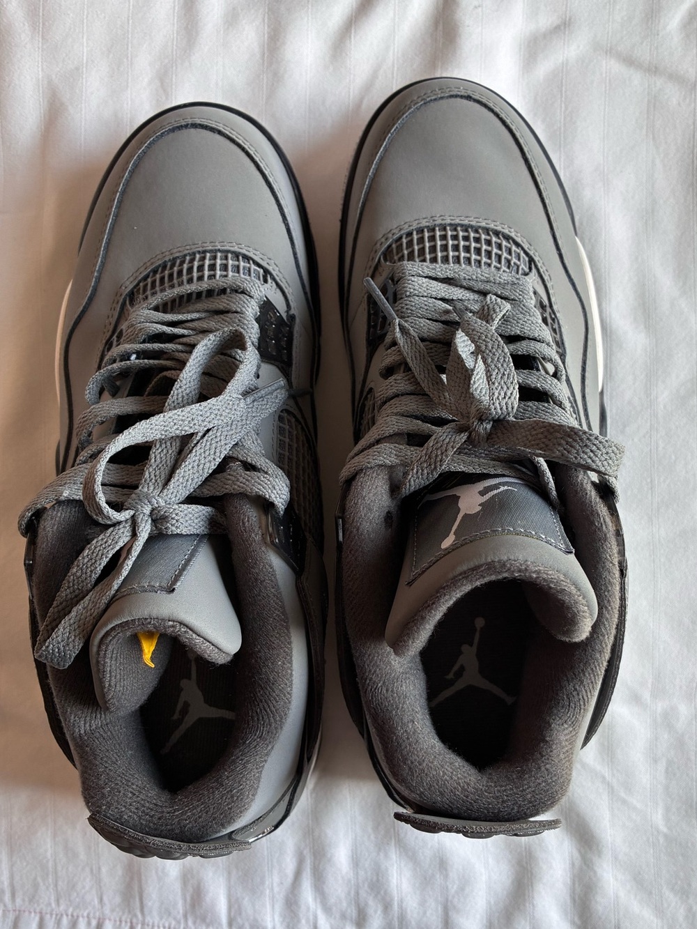 Jordan Men's Grey Low-Top Basketball Sneakers
